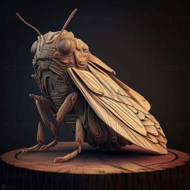 3D модель Cicadellinae (STL)